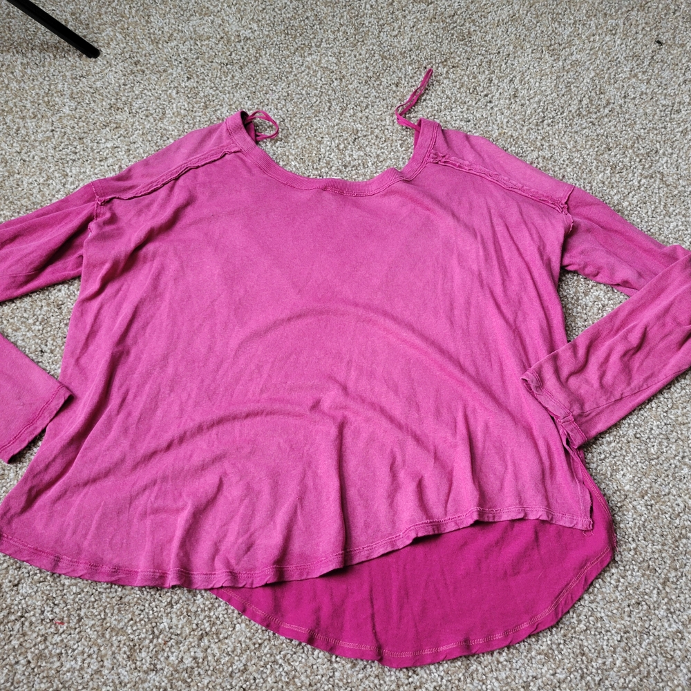 We The Free Pink Ruffled Blouse - Picture 9 of 11